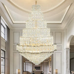 Modern Crystal Duplex Chandelier for Luxurious European Style Villa Living Room