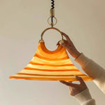 Liftable Trumpet Chandelier: Minimalist LED Pendant Lamp for Dining Room & Bedroom