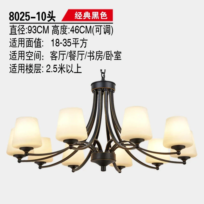 Modern Loft Ceiling Chandelier Lights for Living Room, Bedroom, Kitchen - Indoor Pendant Lamps & Hanging Fixtures