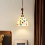 Glass LED Tiffany Style Pendant Light for Home Decor