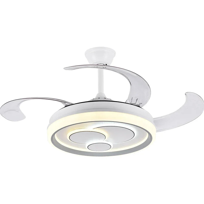 Luxury Chandelier Fan with Light Remote Control - LED Ceiling Fans