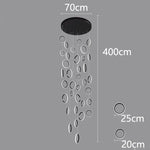 Nordic Stair Chandelier Living Room Dining Pendant Lights Ceiling Indoor Lighting