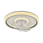 6-Speed LED Ceiling Fan Light for Living Room - 360° Rotation