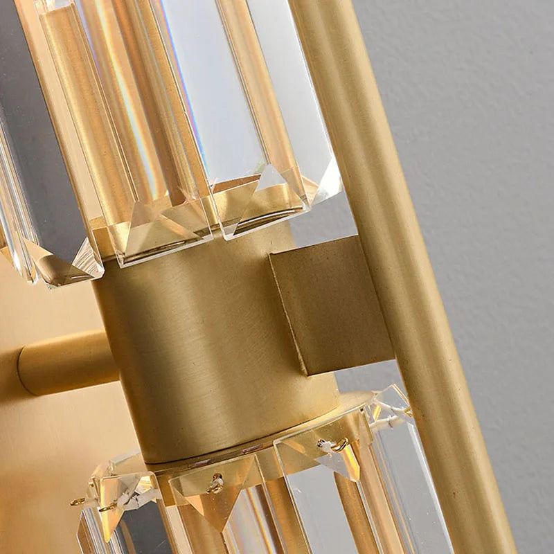 Gio Double Head Crystal Wall Sconce