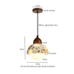 Terrazzo LED Pendant Lights - Modern Living Room Bedroom Lighting Solution