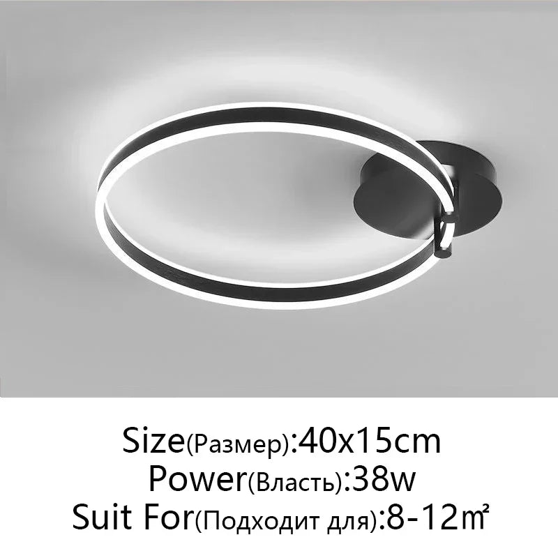 Modern LED Chandelier for Living Room Bedroom Ceiling Lighting