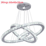 Crystal Pendant Chandeliers Modern Nordic Style Dining Room Living Room Lighting