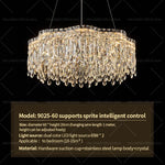 Crystal Chandelier Modern Luxury Light for Living Room, Dining, Bedroom - 2024 New