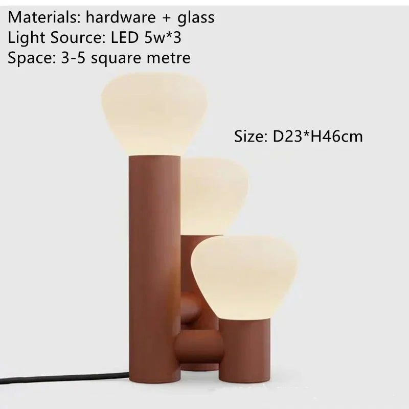 Glass Table Lamp: Nordic Modern Minimalist Design for Living Room, Coffee, Bedroom