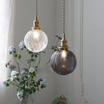 Glabe Glass LED Pendant Light Fixture, Nordic Modern Design for Bedroom, Kitchen, Aisle