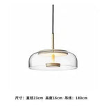 Nordic Glass Pendant Chandelier for Bedroom, Bar, and Restaurant