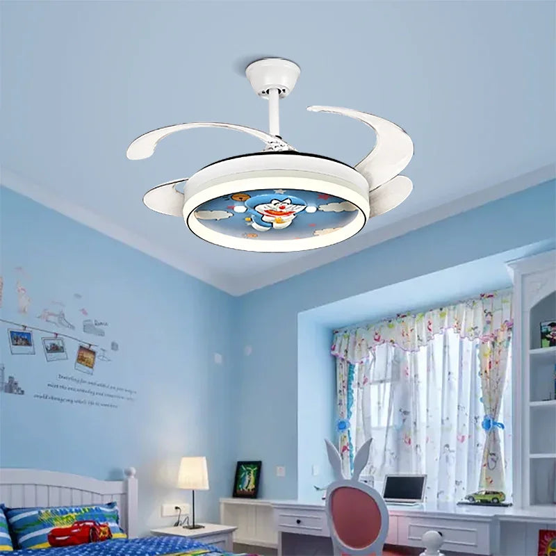 Dimmable Smart Home LED Ceiling Fan Light with Remote Control