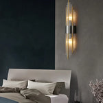 Crystal Copper Wall Lights: Postmodern Luxe Bedroom & Living Room Lighting