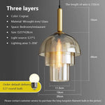 Vintage Glass Chandeliers Dining Room Pendant Light Fixtures