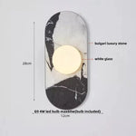 White Glass LED Wall Sconce | Nordic Modern Stair Light Fixture