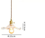 Blue Glass Pendant Lights - Bedroom Dinning Living Room Fixtures
