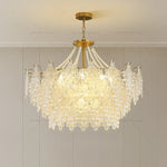 Luxury Cream Wind Crystal Chandelier: High-End Living Room, Dining Room, Bedroom Light