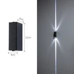 Aluminum Waterproof Porch Spot Wall Lamp: High Power Indoor Outdoor Light