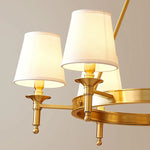 Copper American Chandelier: Luxury Modern Living Room, Dining Room, Bedroom Light