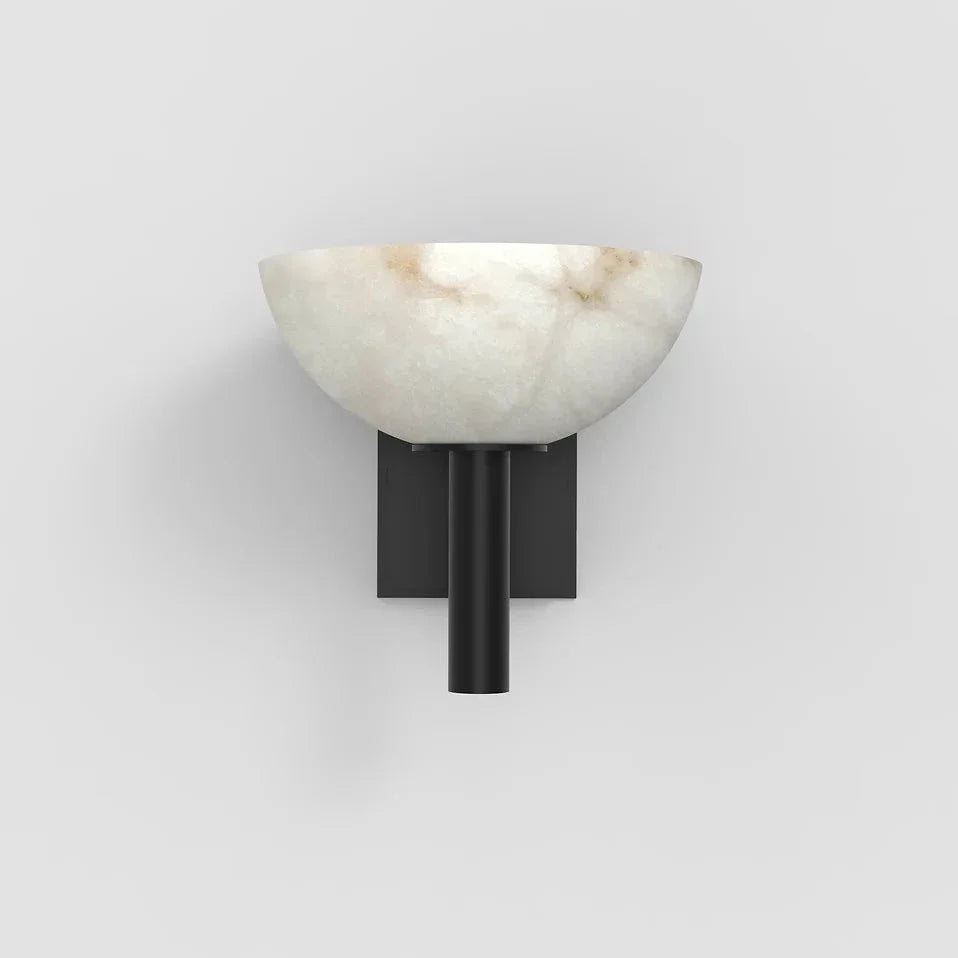 Spanish Marble & Copper Antique Sconce