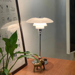 Glass Shade LED Floor Lamp for Living Room, Bedroom - Nordic Minimalist Retro Style