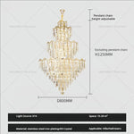 Crystal Chandelier | Modern Luxury Duplex Building Chandelier for Villa and Hotel