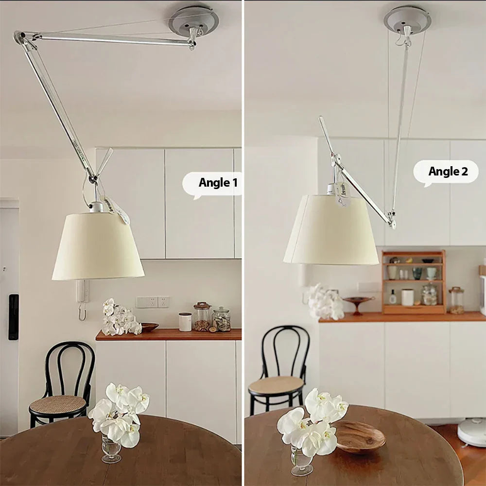 Modern Adjustable Pendant Light Dimmable Ceiling Lamp