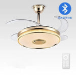 90 Modern Ceiling Fan with Bluetooth Speaker, LED Light, and Remote Control