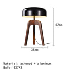 Wood Floor Lamp E27 Bulb Home Art Deco Hotel Bedroom Shop Lighting