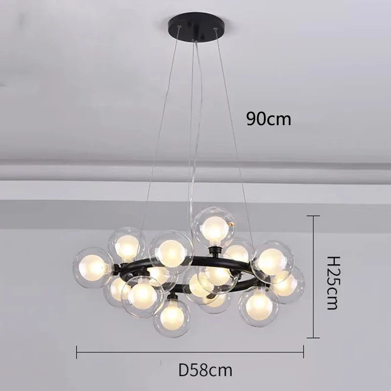 Modern LED Pendant Light Chandeliers for Living Room Dining Room Home Decor