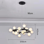 Modern LED Pendant Light Chandeliers for Living Room Dining Room Home Decor