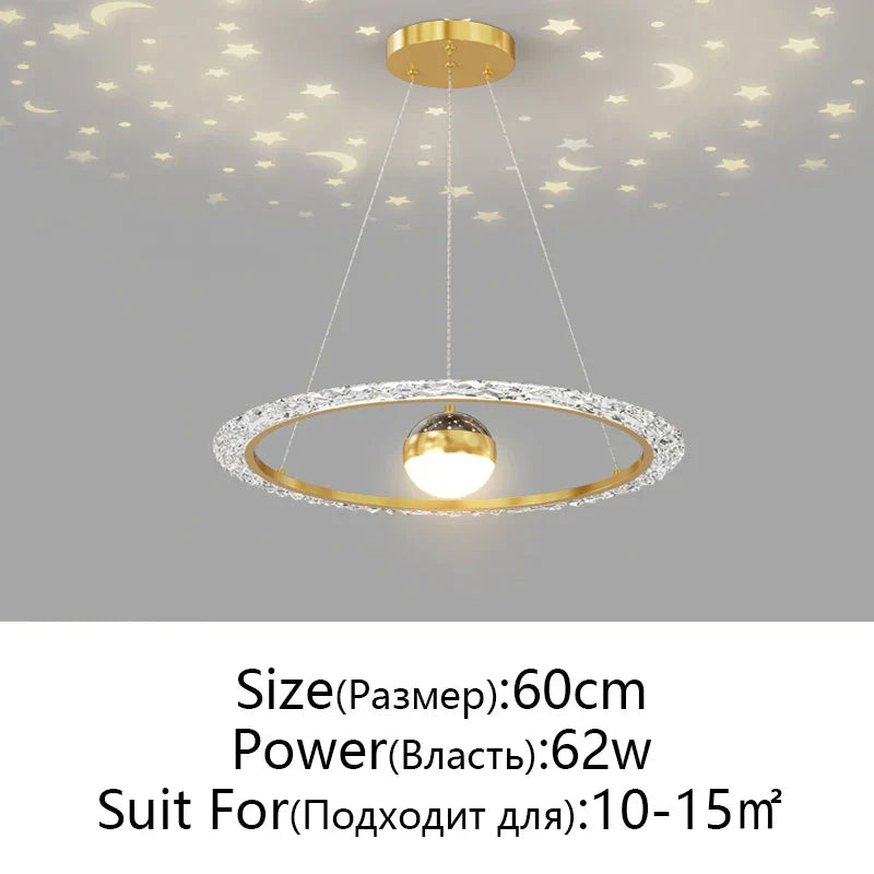 Nordic Gyptian LED Chandelier for Living Room Bedroom Dining Room