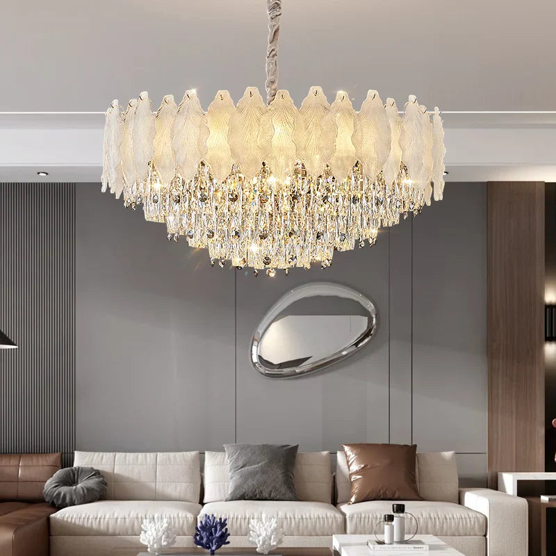 Crystal Chandelier: Modern Elegance for Living Room, Bedroom - High-End Luxury Lighting