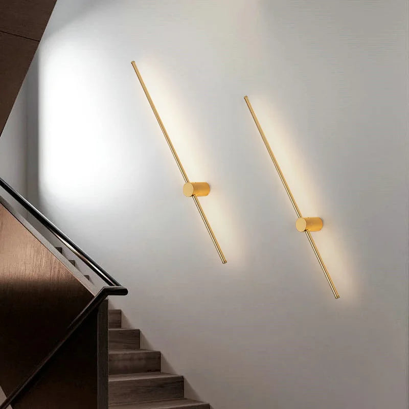 Modern Slim Wall Sconce & Ceiling Light for Bedroom Living Room
