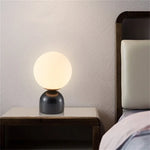 Marble Table Lamp: Modern Nordic Glass Light for Living Room, Bedroom, Study