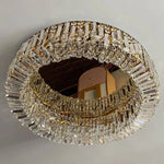 Crystal LED Ceiling Lamp for Chic Living, Bedroom, and Dining Room