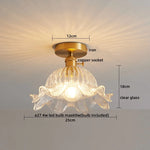 LED Glass Ceiling Lamp for Interior Decor
