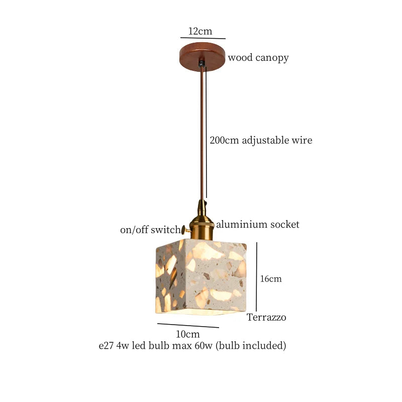 Afralia™ Green Marble LED Pendant Light - Modern Nordic Interior Lighting Fixture