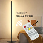 Minimalist LED Floor Lamp for Bedroom & Living Room Decoration with Remote
