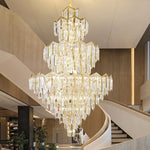 Crystal Chandelier | Modern Luxury Duplex Building Chandelier for Villa and Hotel