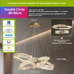 Light Luxury Crystal Chandelier for Elegant Living & Dining Atmosphere