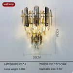 Gold Crystal Chandelier: Luxury Lighting for Dining Living Bedroom Kitchen Island