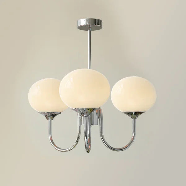 Glass Ball Chandelier Pendant Light for Living Dining Room