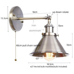 Afralia™ Pink Retro LED Wall Light Fixture - Industrial Vintage Ambient Luminaire
