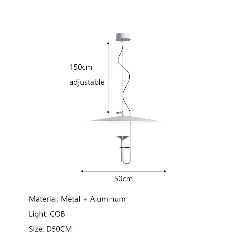 UFO Chandelier: Modern Nordic Minimalist LED Pendant Light for Dining Room, Bar, Bedroom