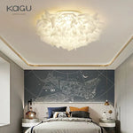 Feather Petal Pendant Lamp for Modern Nordic Bedroom, Living Room, Kitchen, and Children's Room