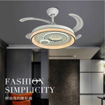 Dimmable Smart Home LED Ceiling Fan Light with Remote Control