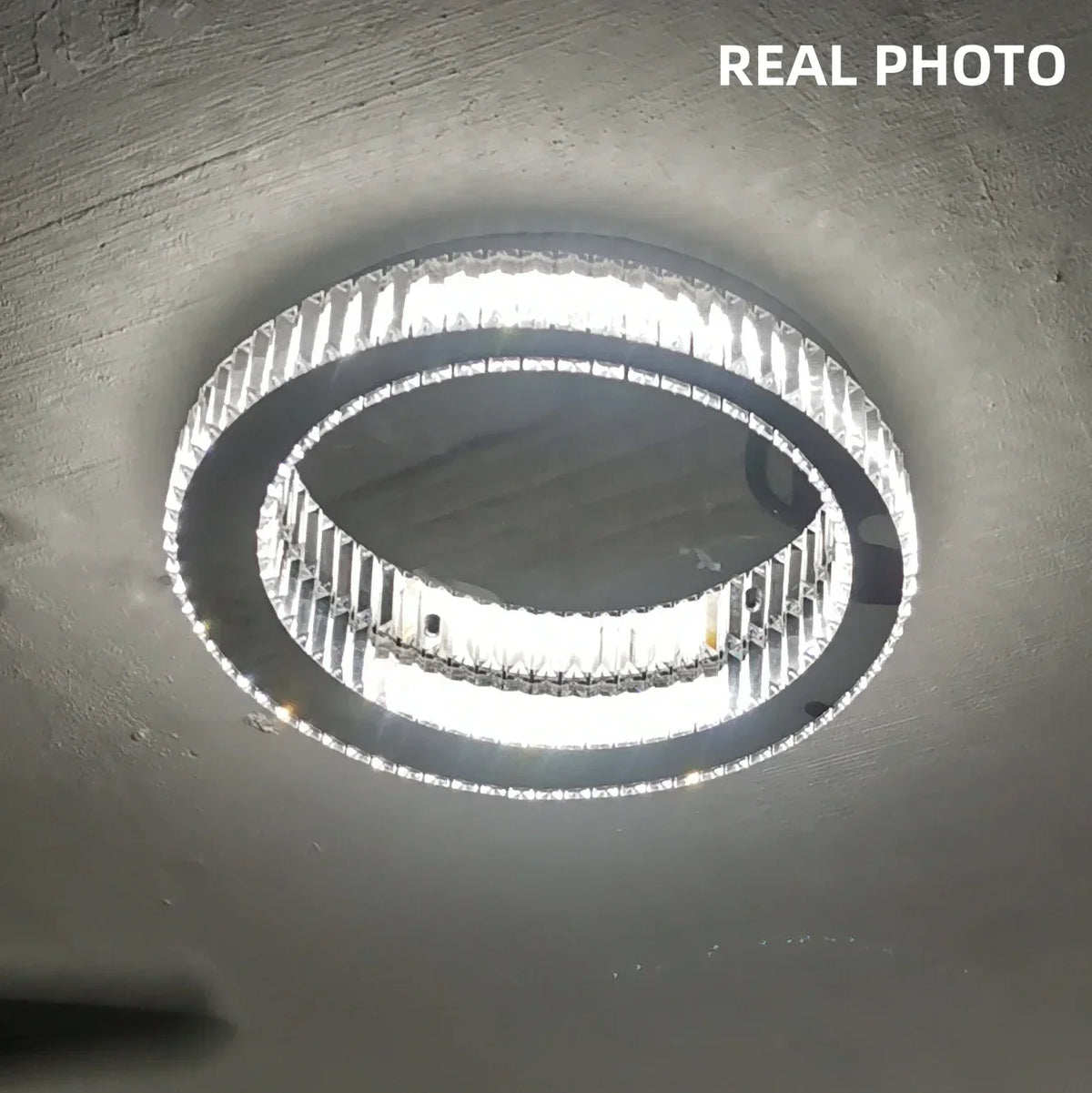 Modern K9 Crystals Dimmable LED Ceiling Light - Art Decor Luminarias