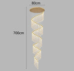 Nordic Home Decoration Stair Chandelier Living Room Dining Ceiling Light