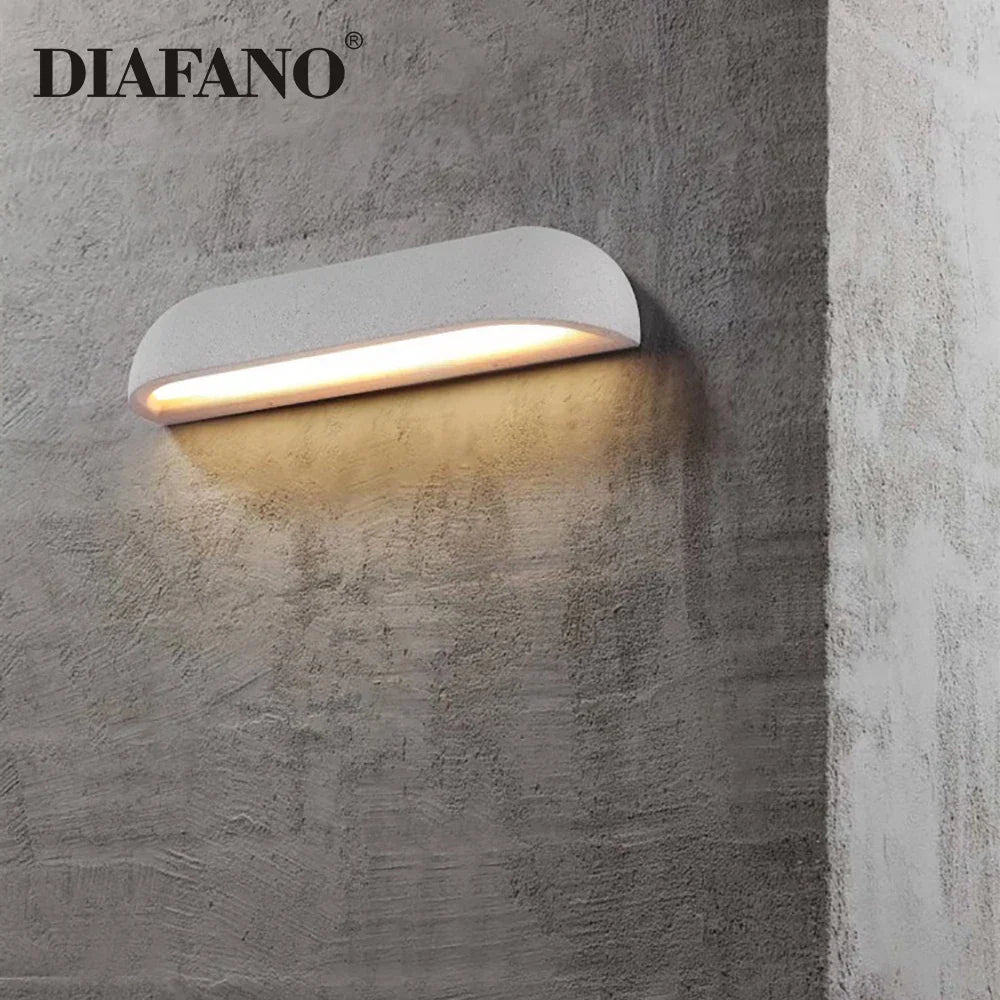 LED Outdoor Wall Lamp for Japanese Garden Stone Travertine Decoration